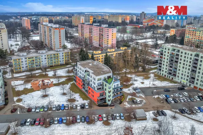 Pronájem bytu 2+kk, Pardubice - Polabiny, Labský Palouk, 74 m2