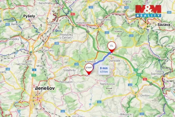 Prodej pozemku pro bydlení, Kozmice - Kácova Lhota, 1771 m2