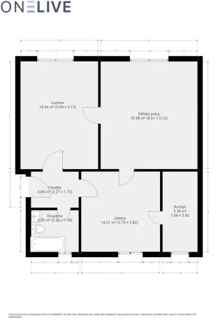 Prodej bytu 3+1, Nýřany, Horova, 71 m2