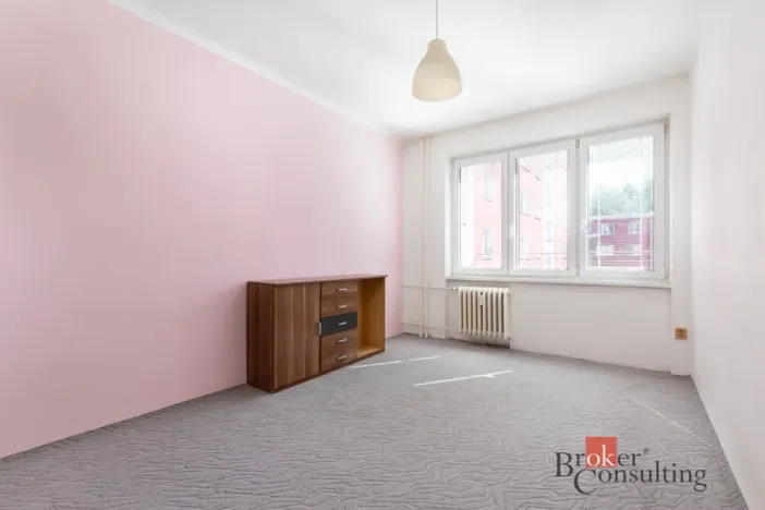 Pronájem bytu 2+kk, Ostrava - Poruba, Slavíkova, 51 m2