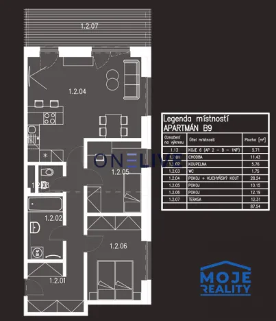 Prodej bytu 2+kk, Železná Ruda, Na Svahu, 78 m2