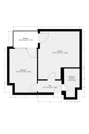 Pronájem bytu 2+kk, Praha - Hlubočepy, Kurandové, 44 m2