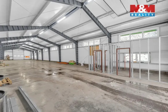 Pronájem výrobních prostor, Nová Paka, Přibyslavská, 450 m2