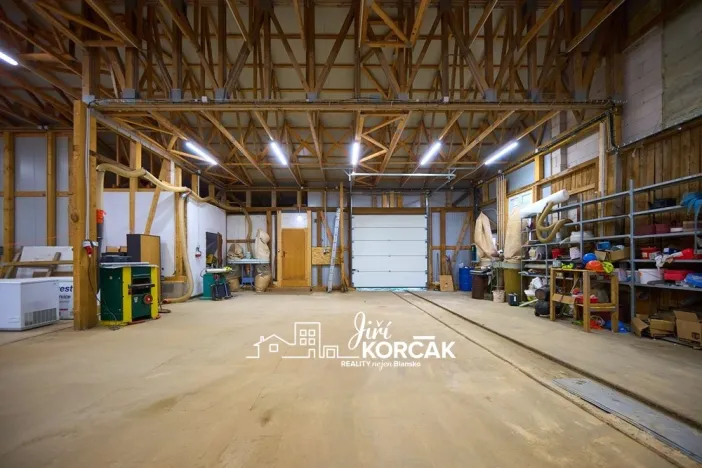 Prodej výrobních prostor, Blansko - Olešná, 350 m2