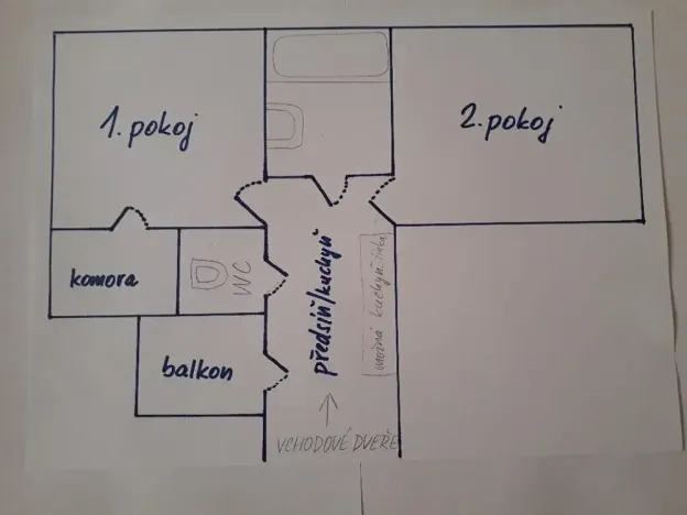 Pronájem pokoje, Praha - Holešovice, 48 m2