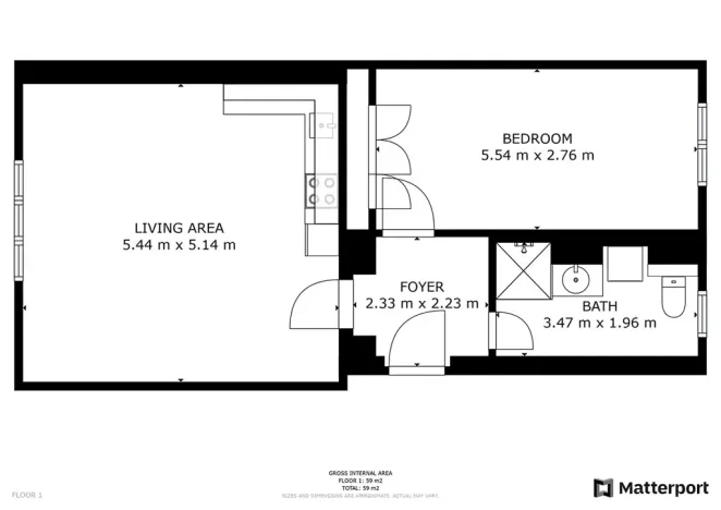 Pronájem bytu 2+kk, Olomouc, Purkyňova, 62 m2