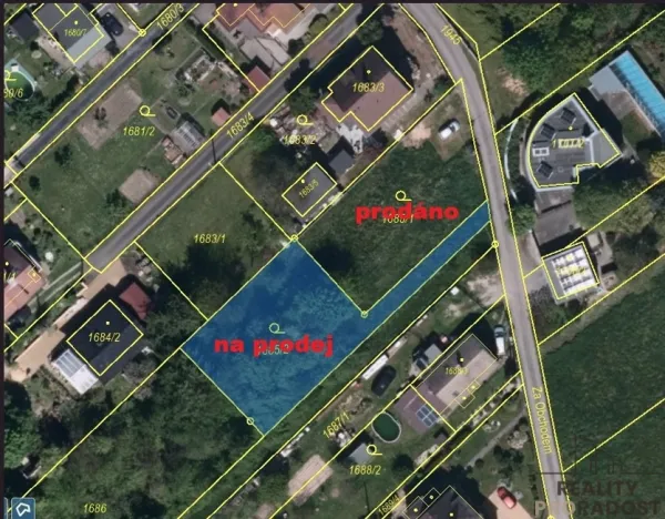 Prodej pozemku pro bydlení, Ostrava, Za Obchodem, 638 m2