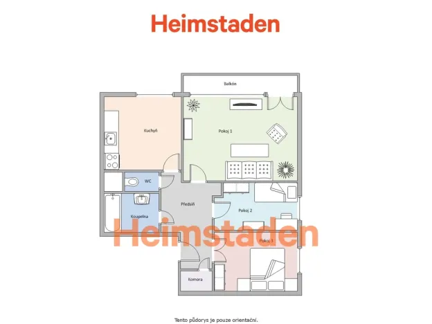 Pronájem bytu 3+1, Albrechtice, Hornická, 70 m2