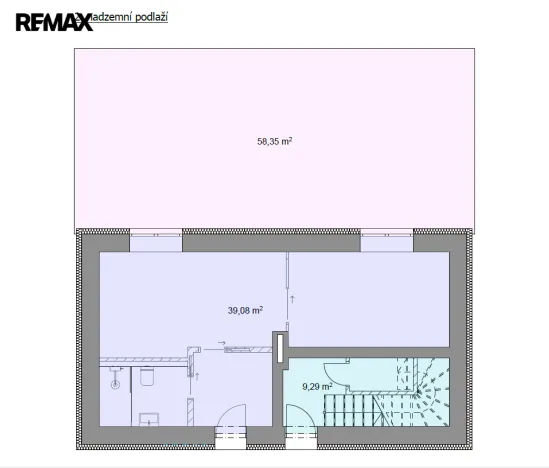 Pronájem bytu 2+kk, Všenory, Nad Burzou, 39 m2