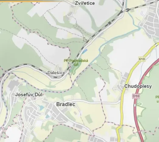 Prodej louky, Bradlec, 4707 m2