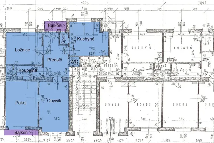 Pronájem bytu 3+1, Praha - Vinohrady, Budečská, 101 m2
