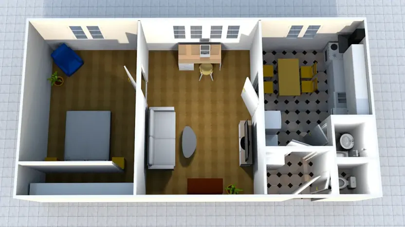 Pronájem bytu 2+1, Praha - Smíchov, Vrázova, 57 m2