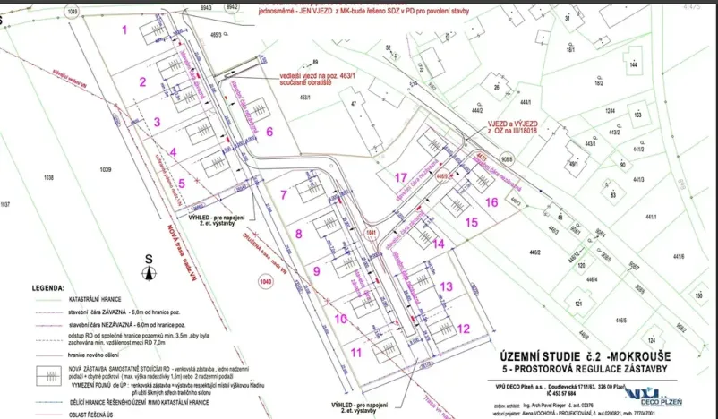 Prodej pozemku pro bydlení, Mokrouše, 885 m2