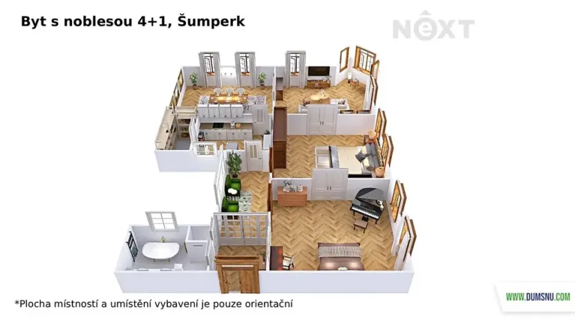 Prodej bytu 4+1, Šumperk, Bulharská, 163 m2