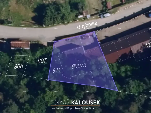 Prodej pozemku pro bydlení, Kuřim, U rybníka, 409 m2