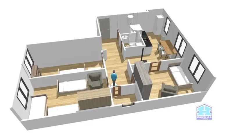 Prodej bytu 3+1, Hošťka, 64 m2