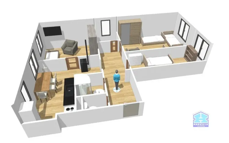 Prodej bytu 3+1, Hošťka, 64 m2