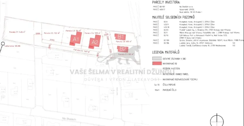 Prodej pozemku pro bydlení, Kralupy nad Vltavou, Na Skalách, 7192 m2