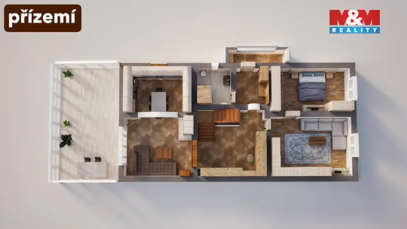 Prodej rodinného domu, Podbořany, Cyrila a Metoděje, 280 m2