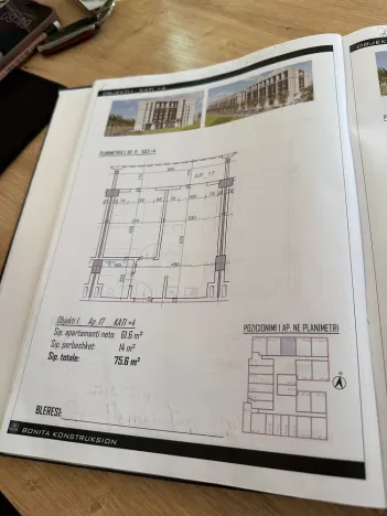 Prodej bytu 1+kk, Rruga Wiena, Golem, Albánie, 37 m2