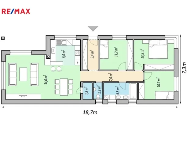 Prodej domu na klíč, Valtrovice, 102 m2