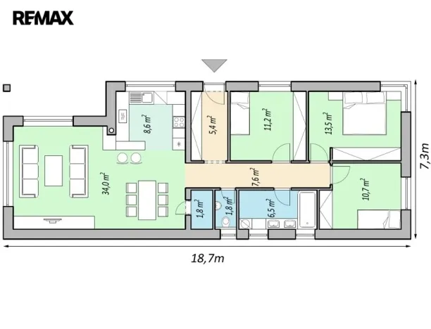 Prodej domu na klíč, Valtrovice, 102 m2