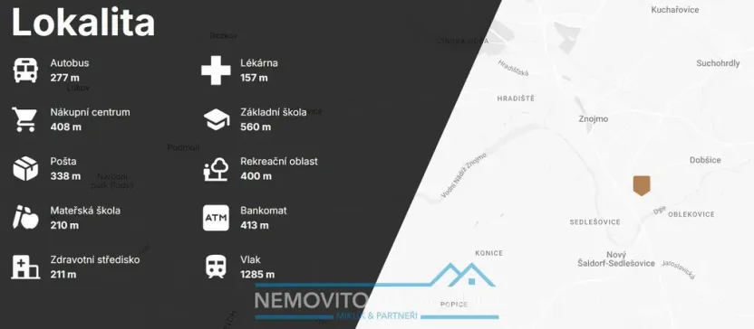 Prodej bytu 2+kk, Znojmo, Holandská, 47 m2