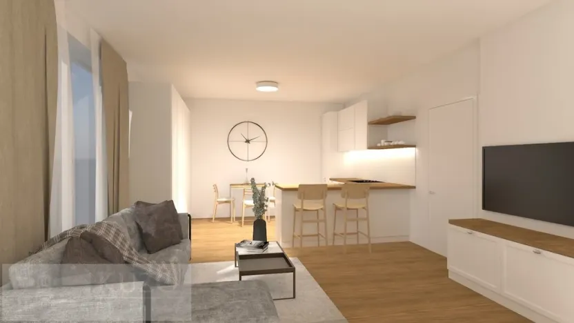 Pronájem bytu 1+kk, Brno, Auerswaldova, 34 m2