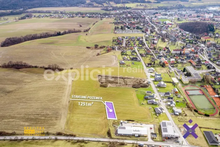 Prodej pozemku pro bydlení, Zubří, 1251 m2