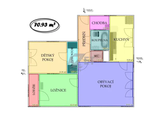 Prodej bytu 3+1, Český Těšín, Kysucká, 71 m2