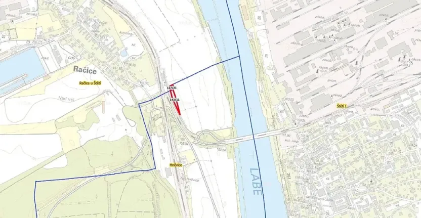 Prodej pozemku, Štětí, 2677 m2
