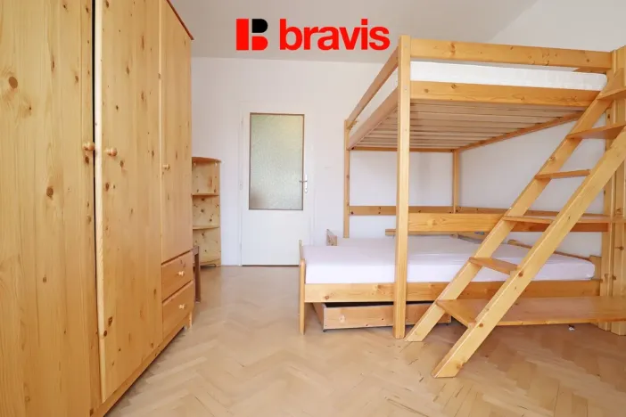 Pronájem bytu 2+kk, Brno - Bystrc, Laštůvkova, 58 m2
