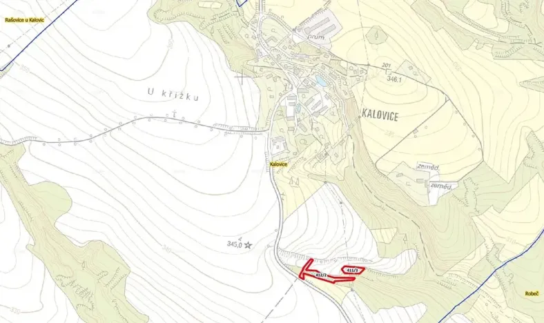 Prodej lesa, Úštěk, 1455 m2