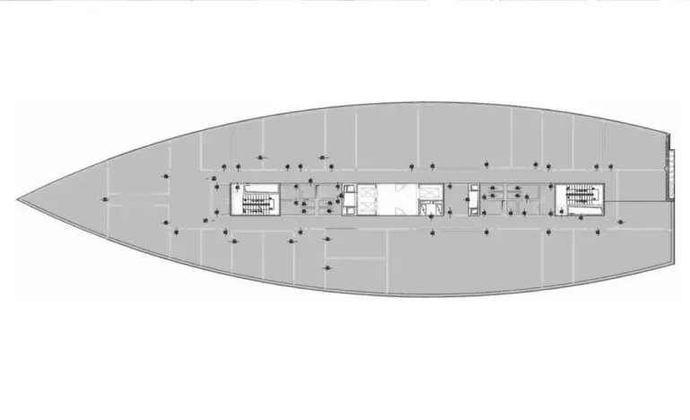 Pronájem kanceláře, Praha - Nusle, Doudlebská, 883 m2