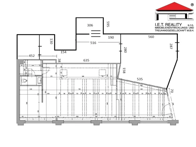 Pronájem obchodního prostoru, Praha - Hloubětín, Poděbradská, 115 m2