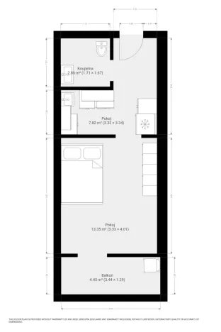 Pronájem bytu 1+1, Rosice, Na Vyhlídce, 24 m2