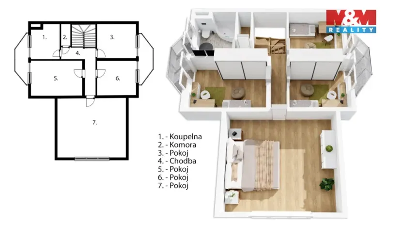 Prodej rodinného domu, Veltrusy, U Stadionu, 180 m2