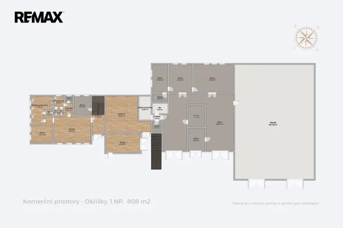 Prodej výrobních prostor, Okříšky, Za tratí, 2224 m2