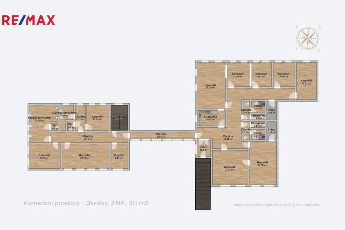 Prodej komerčního pozemku, Okříšky, Za tratí, 34555 m2