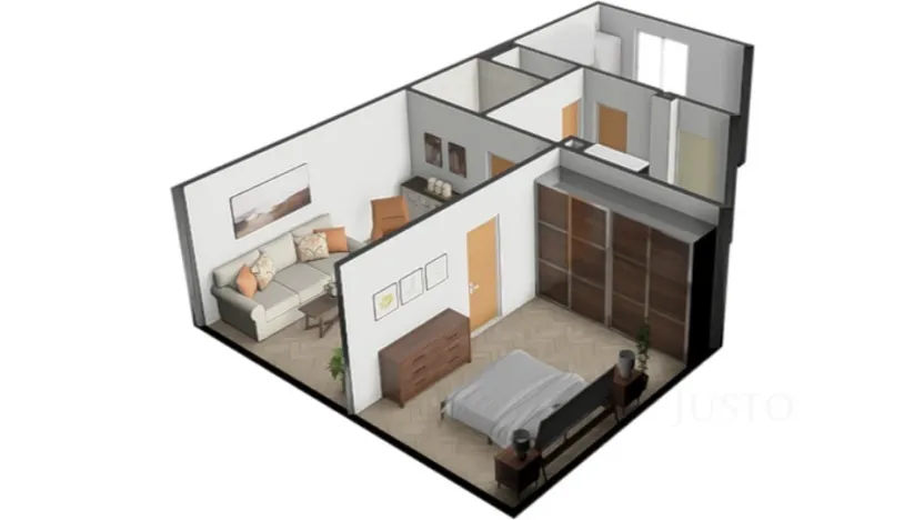 Prodej bytu 2+1, Písek - Budějovické Předměstí, Šafaříkova, 52 m2