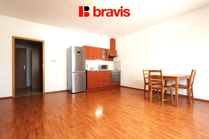 Pronájem bytu 1+kk, Brno - Medlánky, Hrázka, 39 m2