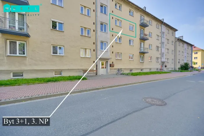 Pronájem bytu 3+1, Uničov, Nerudova, 66 m2