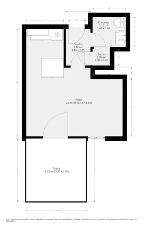 Pronájem bytu 2+kk, Brno, Líšeňská, 34 m2