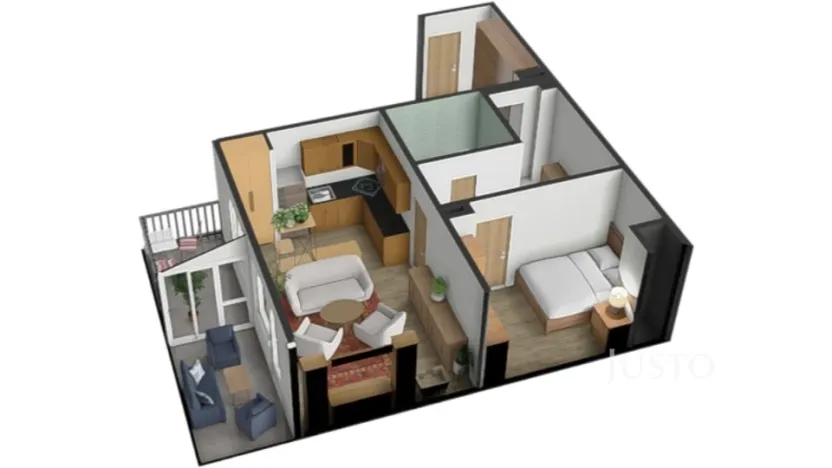 Prodej bytu 2+kk, Písek, Zátavské nábř., 46 m2