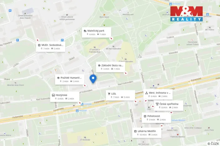 Prodej bytu 2+1, Praha - Malešice, Skřivanská, 55 m2