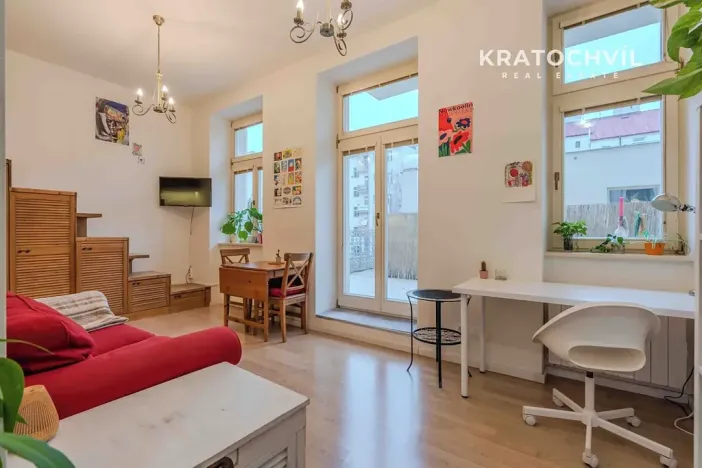 Prodej bytu 1+kk, Praha - Bubeneč, Korunovační, 32 m2