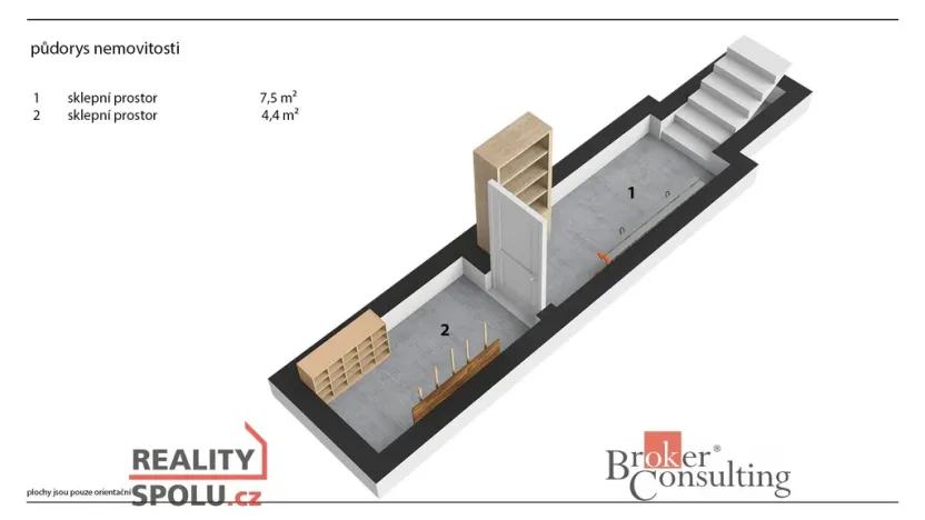 Prodej rodinného domu, Kladno - Švermov, Palackého, 69 m2