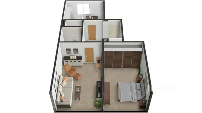 Prodej bytu 2+1, Písek, Šafaříkova, 52 m2