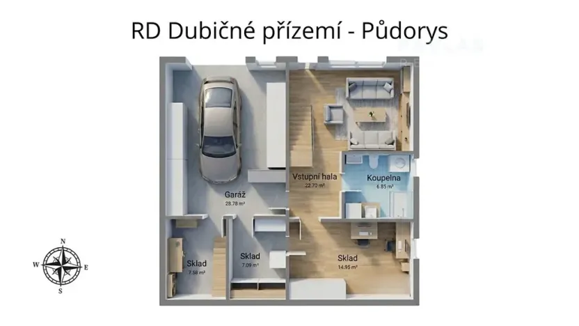 Prodej činžovního domu, Dubičné, 275 m2