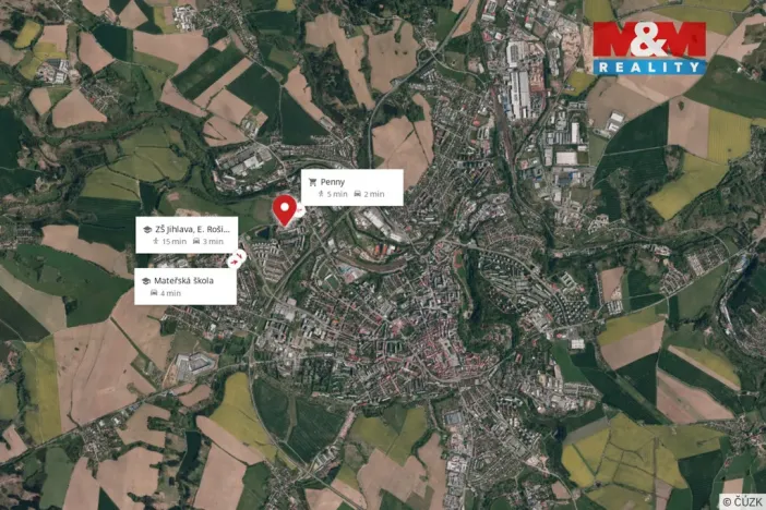 Prodej bytu 3+1, Jihlava, S. K. Neumanna, 72 m2